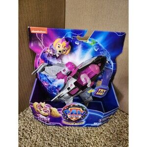 2023 Paw Patrol Skye Action Figure Mighty Lights & Sounds Airplane